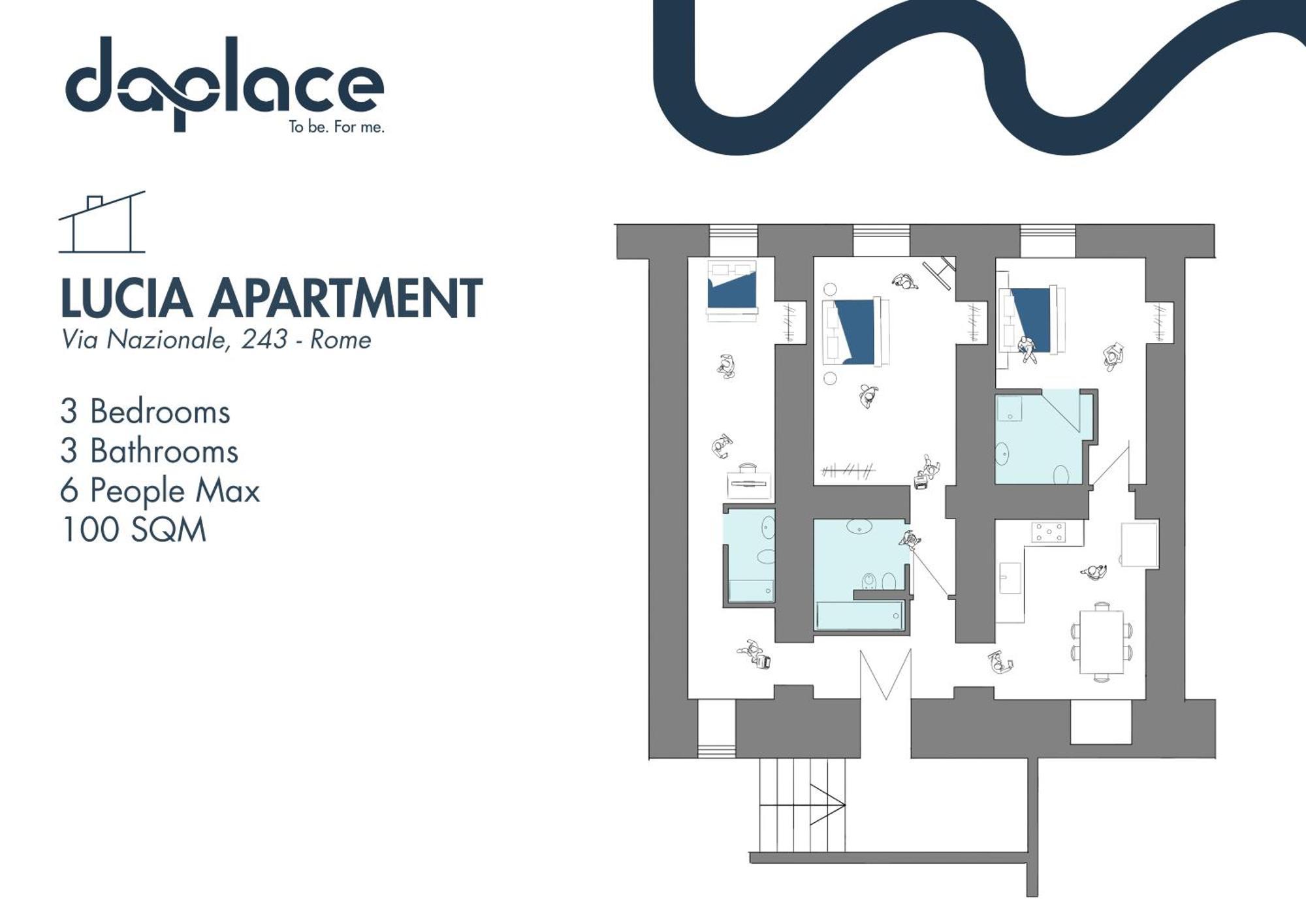 Daplace - Lucia Apartment Roma Dış mekan fotoğraf